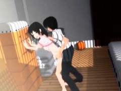 3D hentai of young teen fucking and cumshot