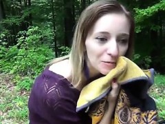 Austrian teenager facial and outside fuck