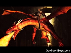 3D Fantasy Males and Dragons!