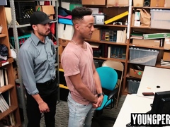 Black Perp Blackmails Officer And Anal Fucked Bareback