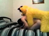 Skinny Twink Fucked By Mascot