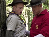Scoutmaster Daddy Breeds Twink Outdoor