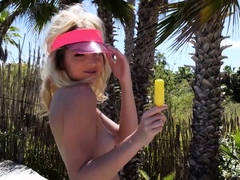 Blonde teen Kylie Belle got with Playboy