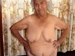 HELLOGRANNY Latin Grandmas Self Showing On Home Camera