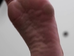 Foot fetish Handjob POV