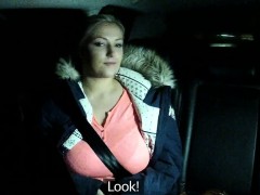 Huge Tits Blonde Fucks In Fake Taxi On Parking